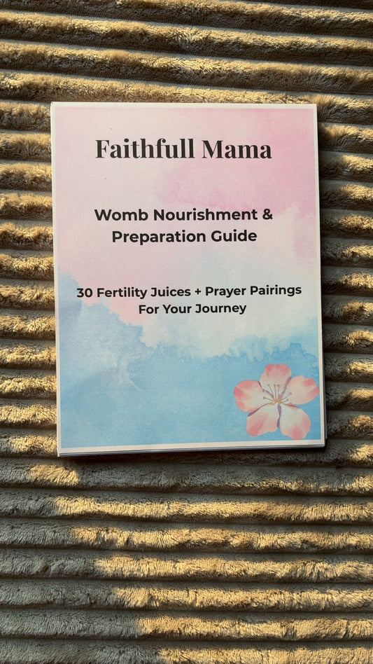 30- Day Fertility Juice Nutrition Guide | Digital Download