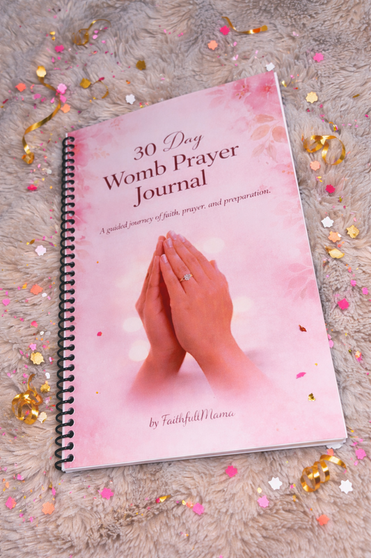 30-Day Womb Prayer Journal | Christian Fertility Prayer Journal (Physical Copy)