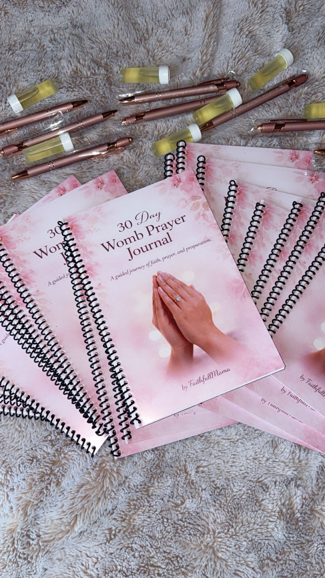 Faith & Fertility Bundle | 30-Day Womb Prayer Journal Gift Set