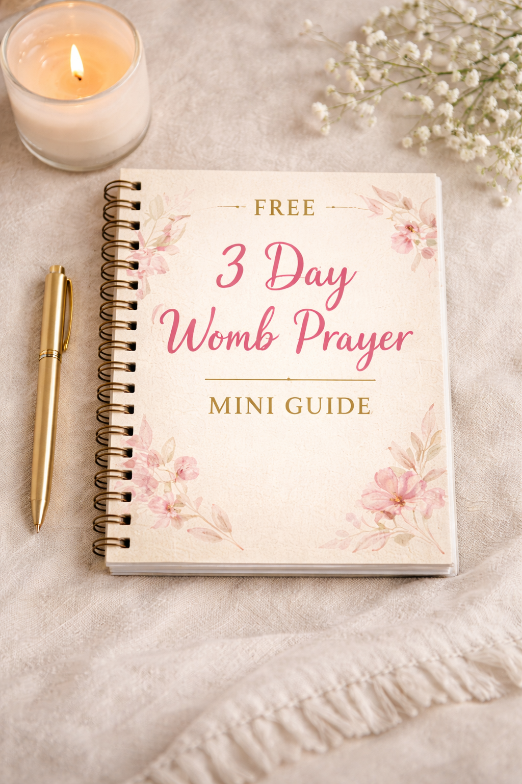 🌸 Free 3-Day Womb Prayer Guide
