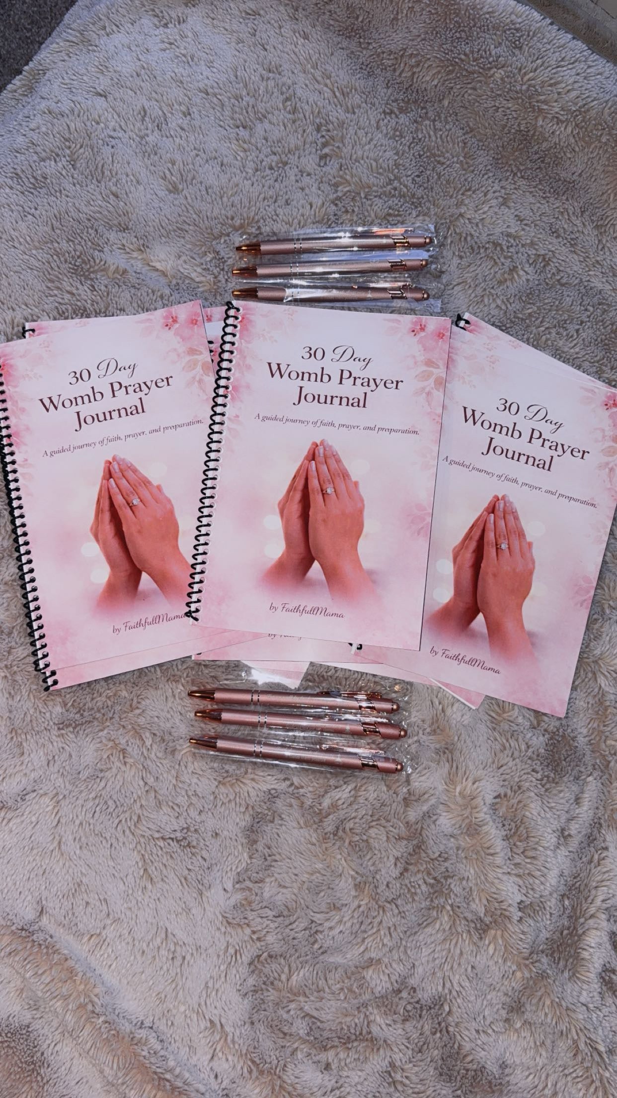 Faith & Fertility Bundle | 30-Day Womb Prayer Journal Gift Set